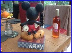 V V Rare Disney Tradition Huge'Mickey-big Smile, big Heart' 14 Over 1foot Boxed
