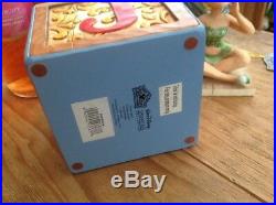 V rare disney traditions'tinkerbell on a box- a big laugh!' 8 unboxed