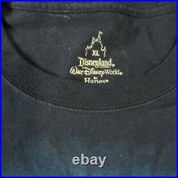 VINTAGE RARE XL Disney Splash Mountain Big Print T-shirt Tie Dye Disneyland WDW