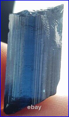 Very Rare 19 CT Natural Big size Facet quality Indicolie Blue Tourmaline Crystal