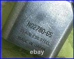 Very Rare! Alpha Stainless steel Padlock Old very Big & heavy cool! 22.3oz