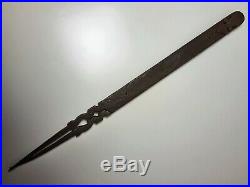 Very Rare Heavy 17th Century Hand Forged Big Compass Divider Antique & Decorated
