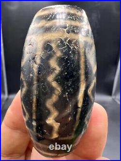 Very old Ancient found Chung dzi Agate very rare stone big bead size 66 mm