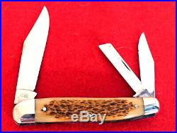 Very rare Case XX rogers bone 6380 big 3-7/8 closed whittler MINT 1940-64 knife