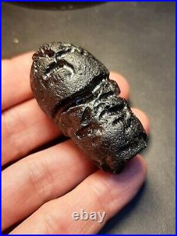Very rare tektite! Billitonite big size 51,92g Indonesia Meteor Impact glass