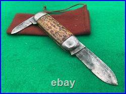 Vintage 1919 1932 CAMILLUS ELEPHANT TOE SUNFISH BIG RARE POCKET KNIFE