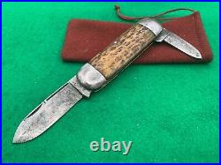 Vintage 1919 1932 CAMILLUS ELEPHANT TOE SUNFISH BIG RARE POCKET KNIFE