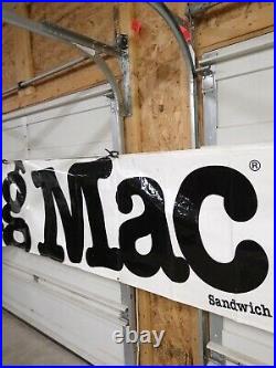 Vintage 1994 Big Mac 95 Cent Large Advertising Banner Sign Store Display RARE
