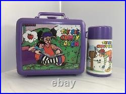 Vintage 1996 The Big Comfy Couch purple lunchbox set By Aladdin Rare HTF