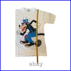 Vintage 90s Disney Big Bad Wolf and The Three Little Pigs Shirt Rare OSFA
