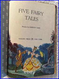 Vintage A Big Golden Book Five Fairy Tales Book 1962 RARE COLLECTABLE