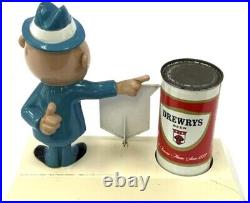 Vintage Authentic Drewrys Big D Vintage Store Display Beer Toy Rare Decor Man