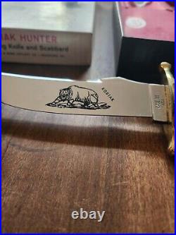 Vintage Case XX Kodiak Hunter Hunting Knife & Scabbard with Box 6 Dot SS RARE