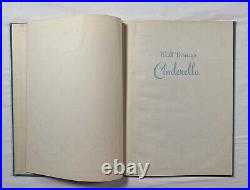 Vintage Cinderella Big Golden Book Walt Disney's 1950 LIBRARY BINDING Ultra Rare