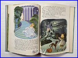 Vintage Cinderella Big Golden Book Walt Disney's 1950 LIBRARY BINDING Ultra Rare