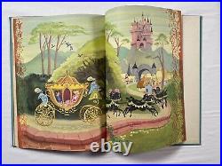 Vintage Cinderella Big Golden Book Walt Disney's 1950 LIBRARY BINDING Ultra Rare