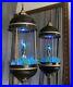 Vintage Hanging Chinese Goddess Mineral Oil Rain Lamp Light Motion Rare Big 36