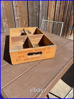 Vintage Rare Big Shot Soda Wood Crate New Orleans Lousiana