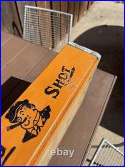 Vintage Rare Big Shot Soda Wood Crate New Orleans Lousiana