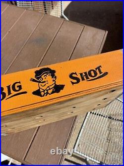 Vintage Rare Big Shot Soda Wood Crate New Orleans Lousiana