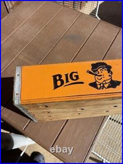 Vintage Rare Big Shot Soda Wood Crate New Orleans Lousiana