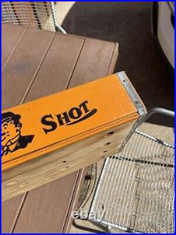 Vintage Rare Big Shot Soda Wood Crate New Orleans Lousiana