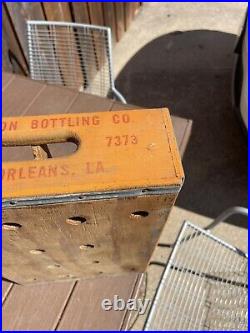 Vintage Rare Big Shot Soda Wood Crate New Orleans Lousiana