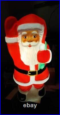 Vintage Santa Claus extremely rare 70s 80s big with light