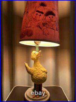 Vintage Sesame Street Big Bird Light Desk Lamp Stand light Rare