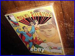 Vintage Super Friends Paint Set Rare Wonder Woman Big 17x12 Old Stock New 1973