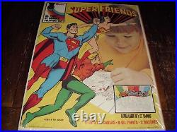 Vintage Super Friends Paint Set Rare Wonder Woman Big 17x12 Old Stock New 1973