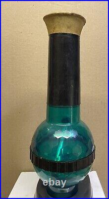 Vintage Turquoise Unused Space Big Foot Tray, Poker, Bowl Very Ra? Re