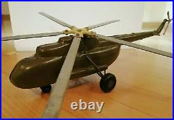 Vintage USSR Big Tin Madel of Helicopter MI-8 Army Training Item. Super Rare