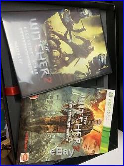 WITCHER 2 ASSASSINS OF KINGS COLLECTOR'S BIG BOX Xbox 360 Very Rare