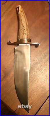 WK Kneubuhler Big Moe Super Rare Knife with Handle by Mike Story