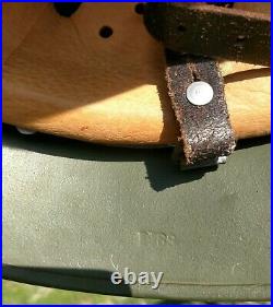 WW2 German Original restored Elite Helmet Stahlhelm. Rare big size 68