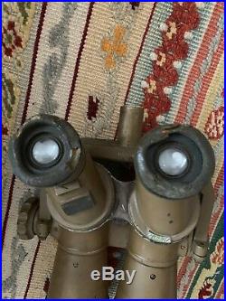WW2 Japanese Big Eye Military Binoculars withBackpack Carrying Case Rare
