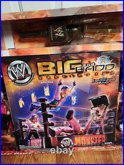 WWE Big And Badd Collection Ring With Wrestlers RARE WWF AEW WCW ECW TNA ROH