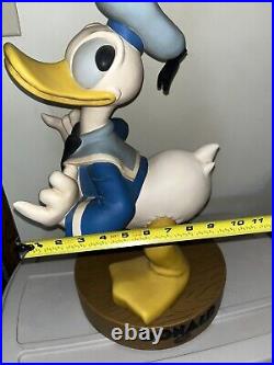 Walt Disney Donald Duck Big Figure Disney Store Rare Vintage