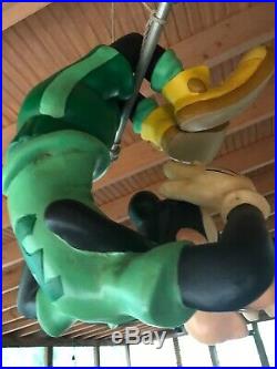 Walt Disney Goofy Acrobat Trapeze Big Fig Figurine Statue Store Display Rare