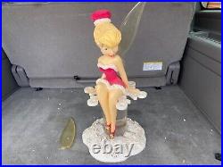 Walt Disney Official Christmas Tinker bell RARE big fig #39/100 Some Damage