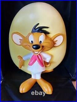 Warner Bros RARE Speedy Gonzales Big Fig Statue Looney Tunes Retired 1990