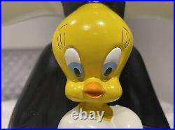 Warner Bros Studio Vintage Sylvester And Tweety Pie Big Fig Statue Very Rare