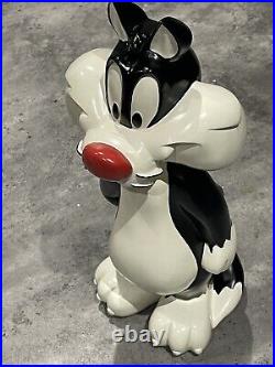 Warner Bros Studio Vintage Sylvester And Tweety Pie Big Fig Statue Very Rare