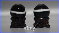 Wonderful Rare Big Pair Tibet Buddhist Medicine Beads