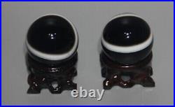 Wonderful Rare Big Pair Tibet Buddhist Medicine Beads