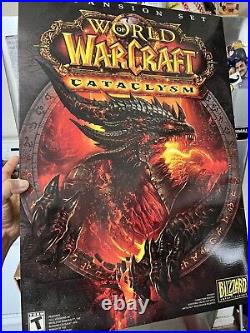 World Of Warcraft 2011 Store Display Big Box PC RARE Cataclysm Expansion Promo