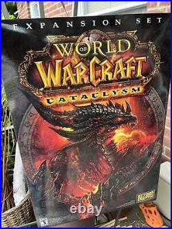 World Of Warcraft 2011 Store Display Big Box PC RARE Cataclysm Expansion Promo