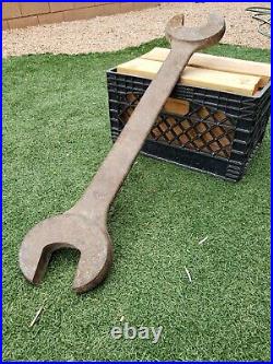 Wrench Giant Heavy Duty Vintage Double Ended Big 3 Feet Rare Collectible Gift