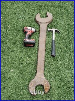 Wrench Giant Heavy Duty Vintage Double Ended Big 3 Feet Rare Collectible Gift